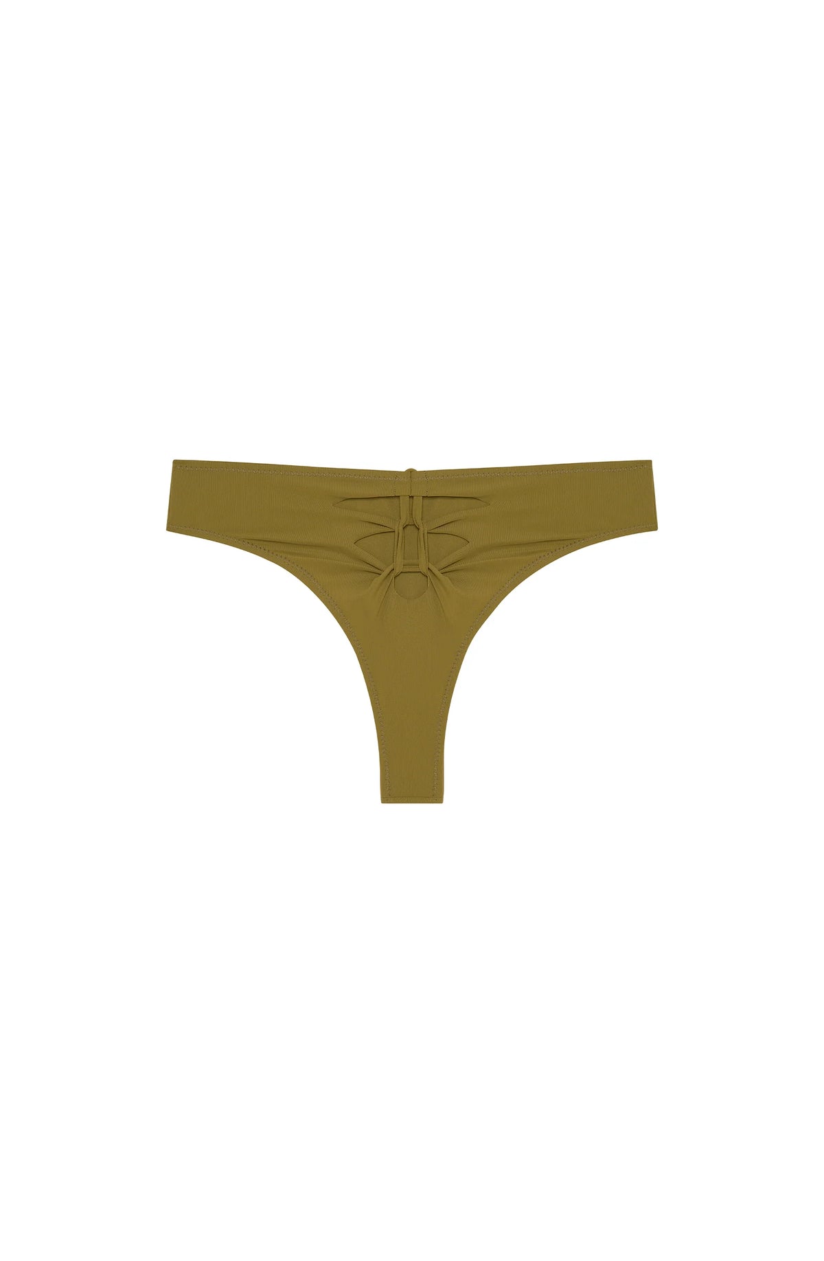 talla Jade thong bikini bottoms with crochet effect