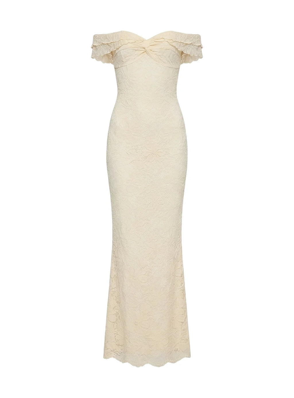 Anabeila Strapless Maxi Dress Lemon