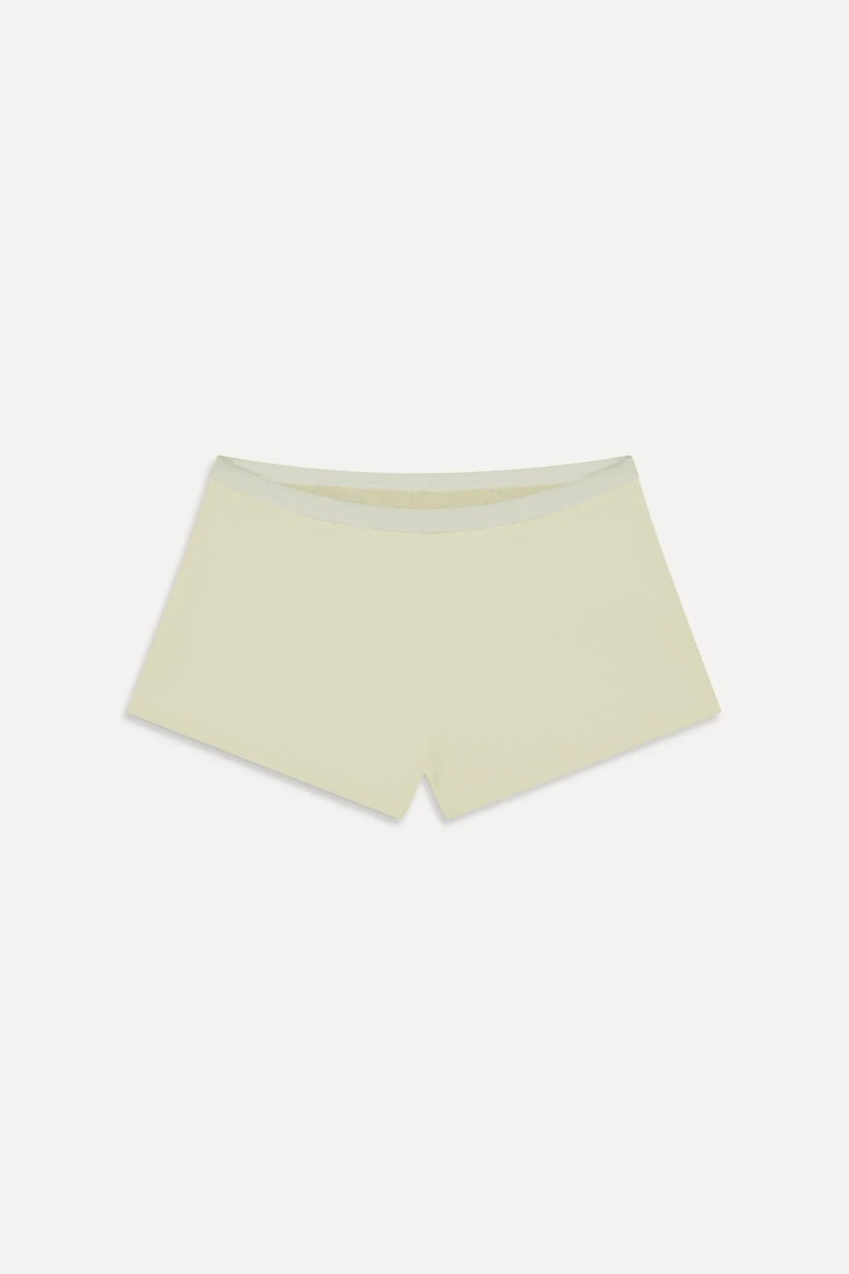 Caster Terry Cheeky Boy Shorts - Lemon