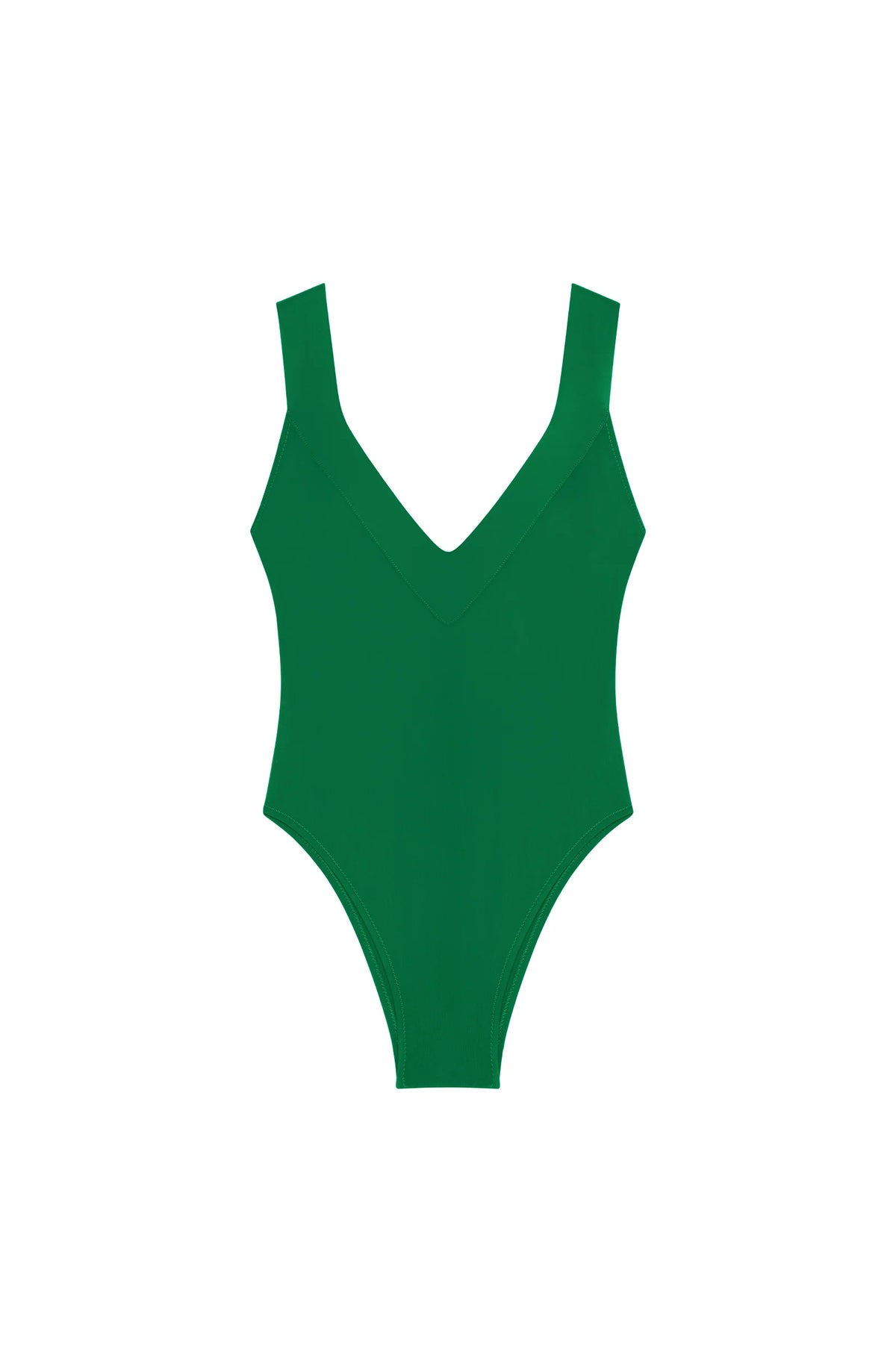 yao Jade low cut one-piece swimsuit with halter top