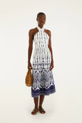 Robe midi Off-White Fishes Flow à encolure dos nu