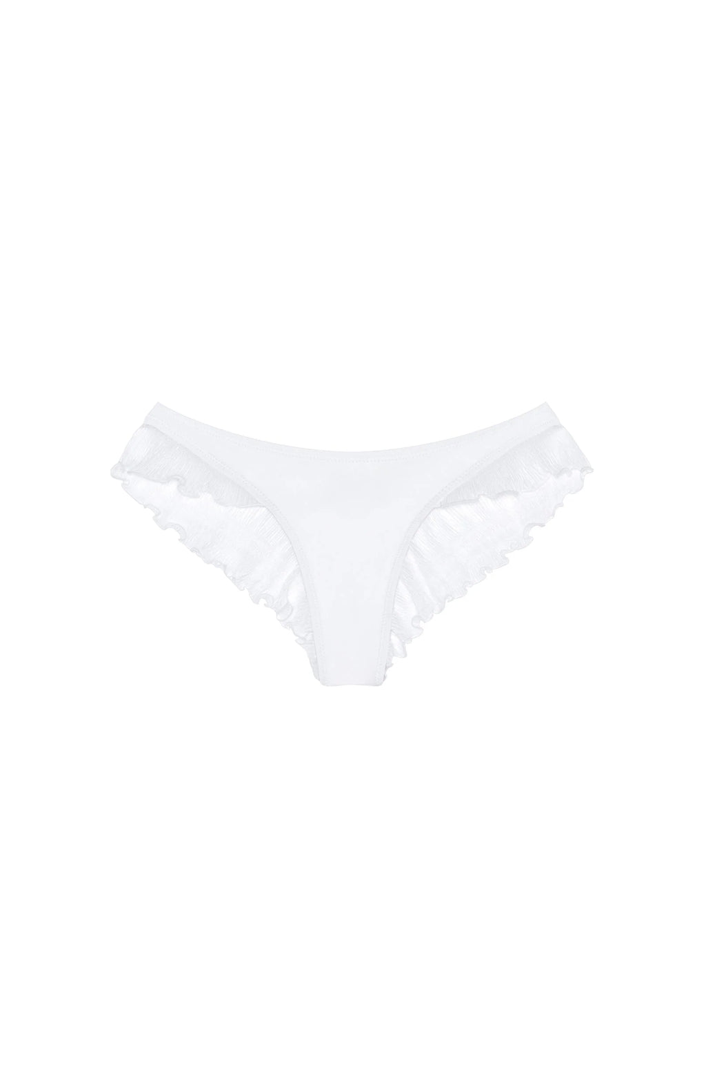 alala Black ruffled bikini thong