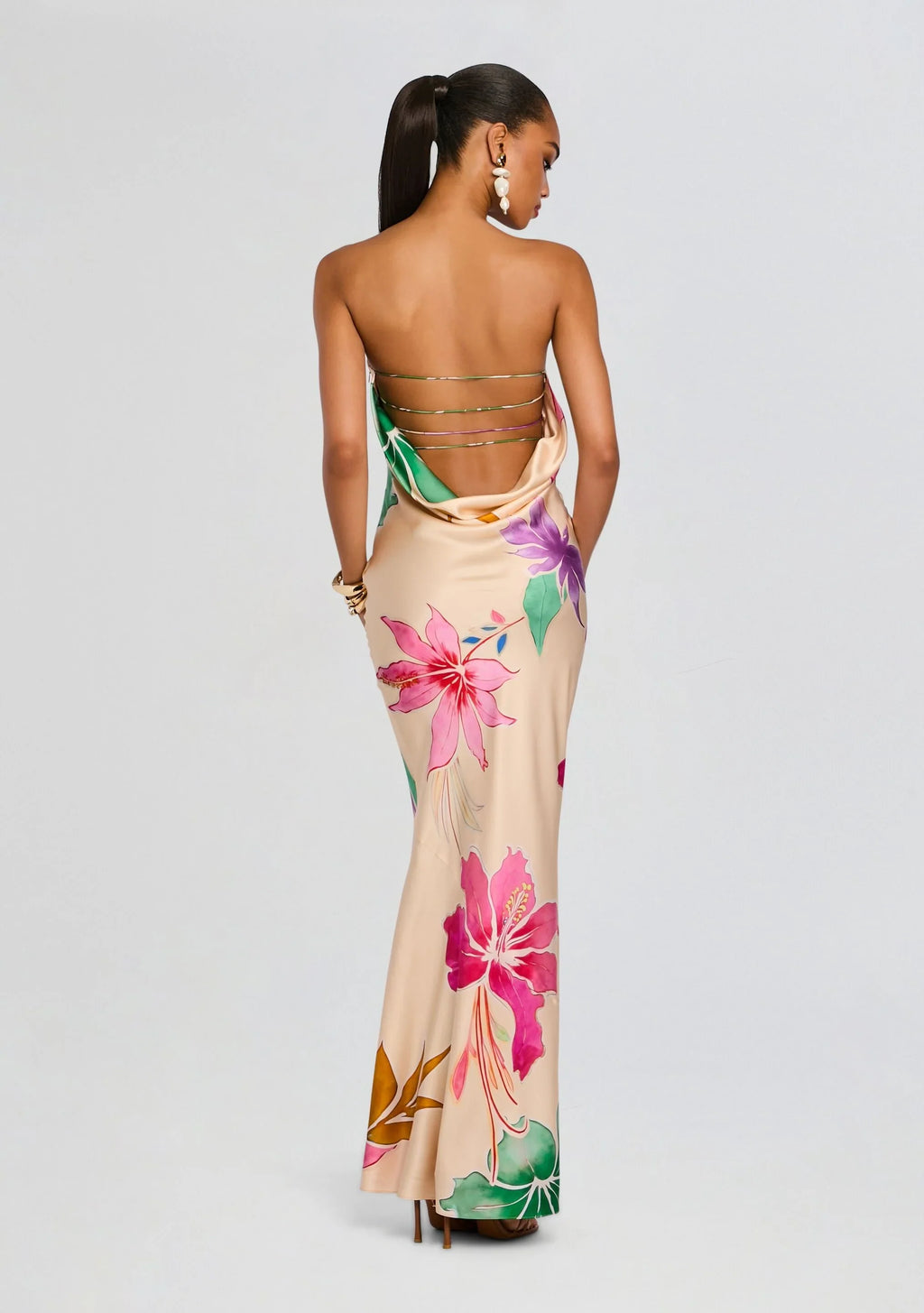 Robe en soie Keaton