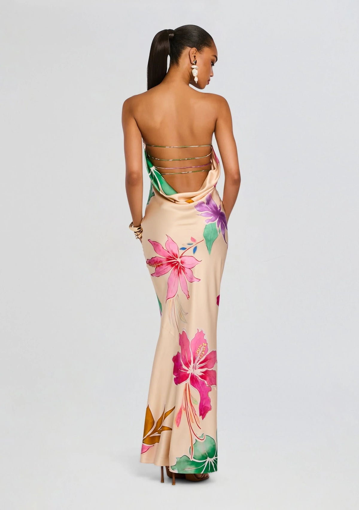Robe en soie Keaton