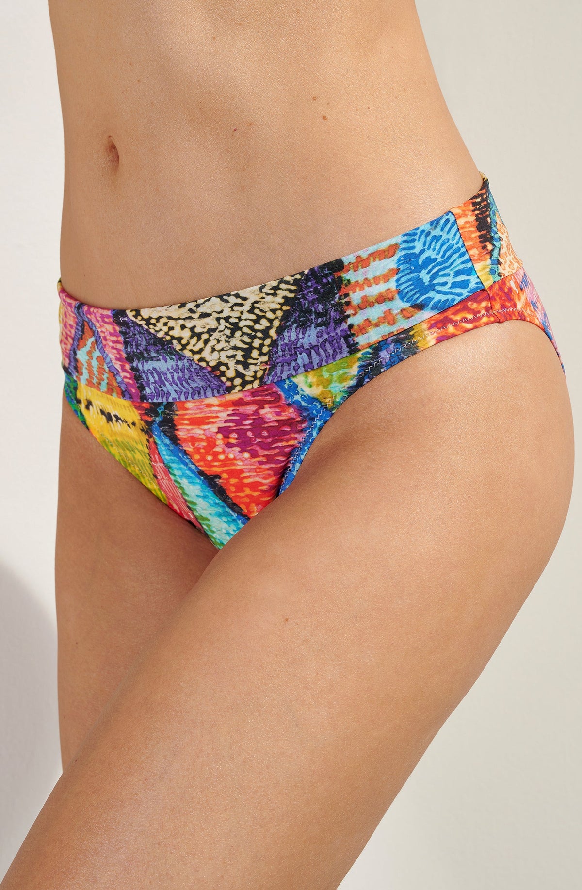 tobago Foam white high-waisted bikini bottoms