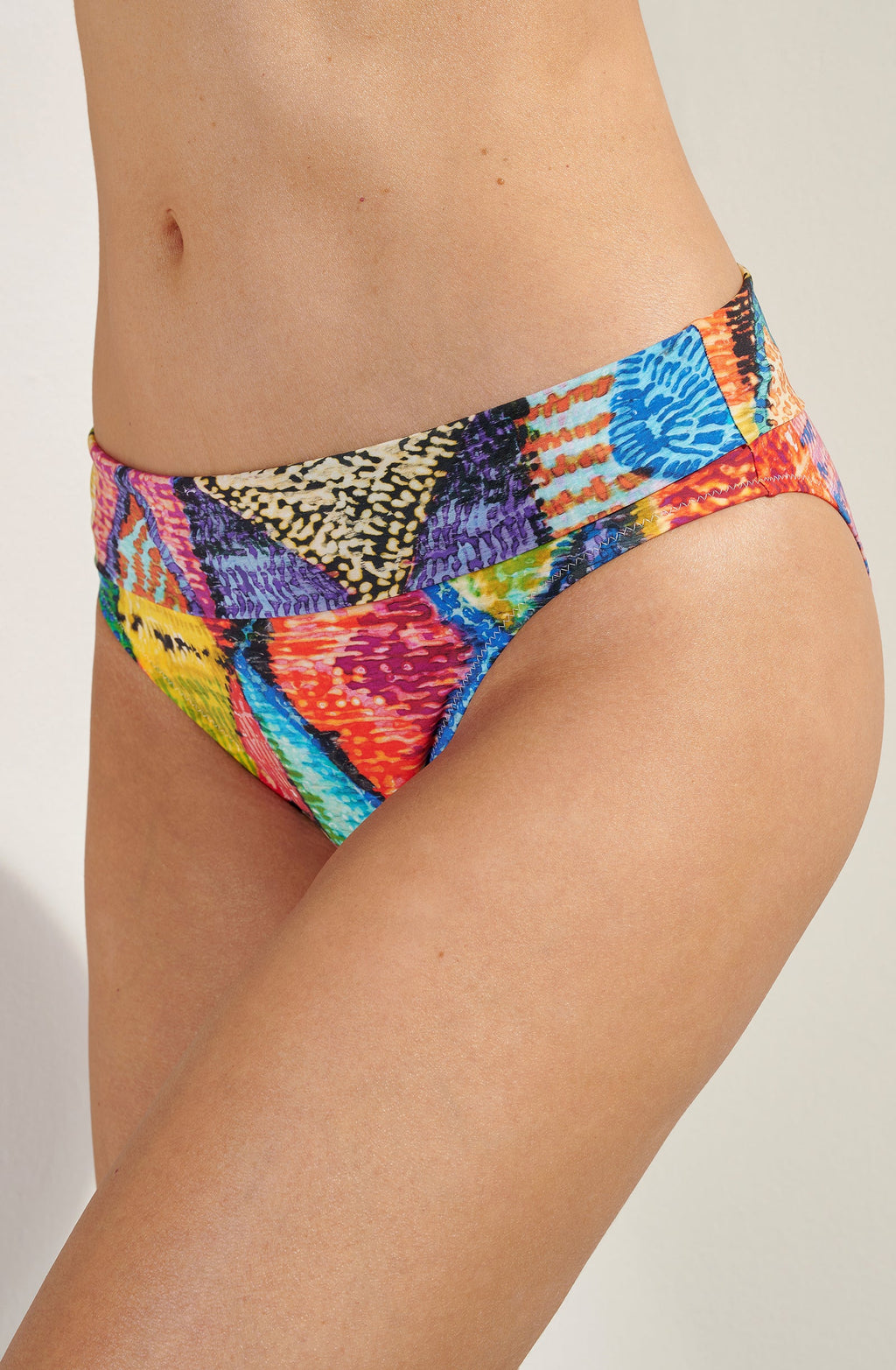 tobago Bronze high-waisted bikini bottoms