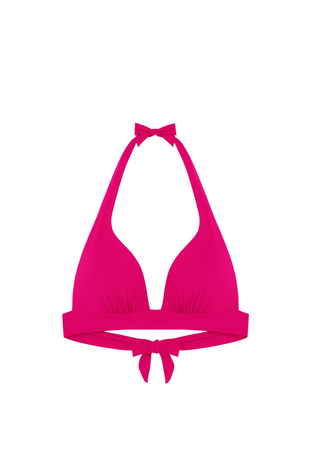 donia Printed push-up bikini top NEON