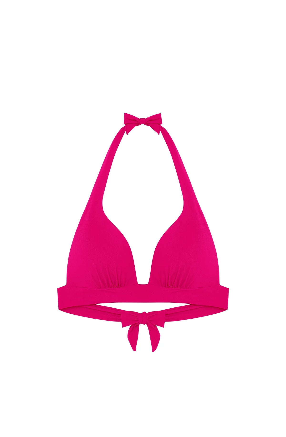 donia Printed push-up bikini top NEON