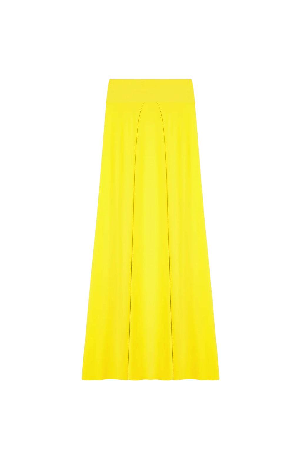 jax Long foam white slit skirt