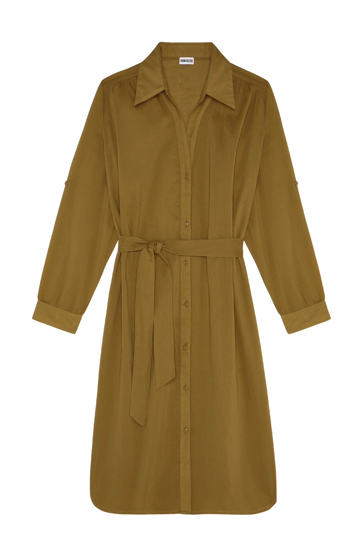 cassandre Black shirt dress