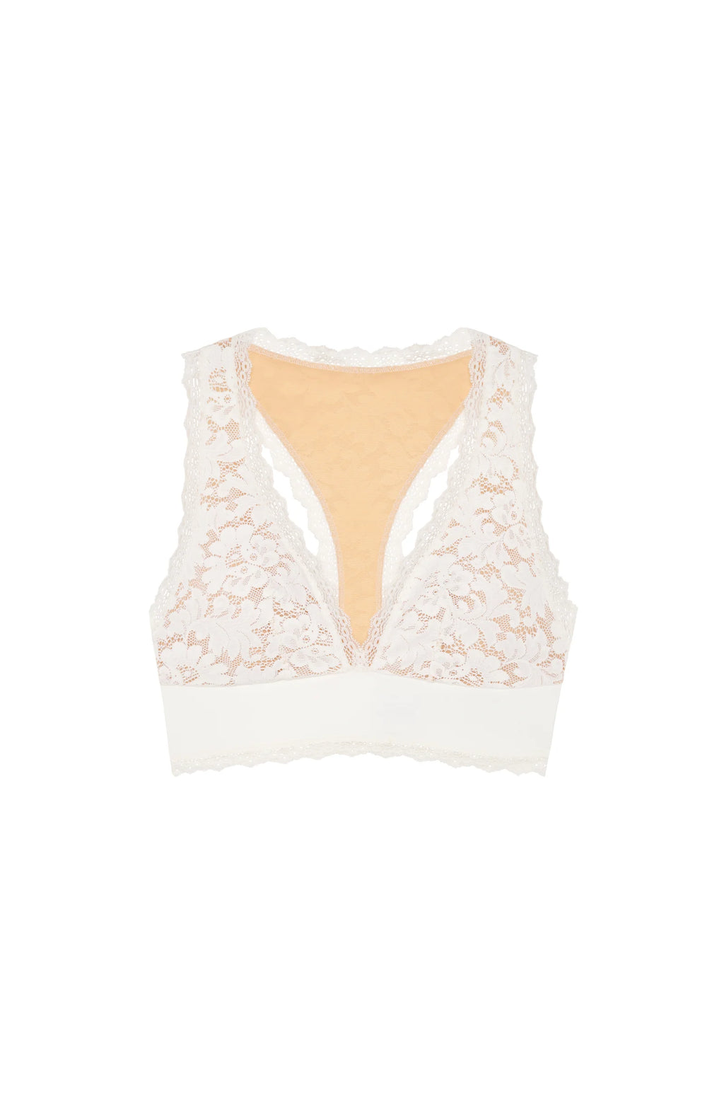 Soutien-gorge dos nageur en dentelle noire girly
