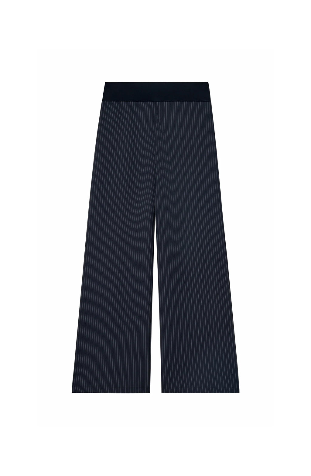 peryne Black wide-leg striped pants
