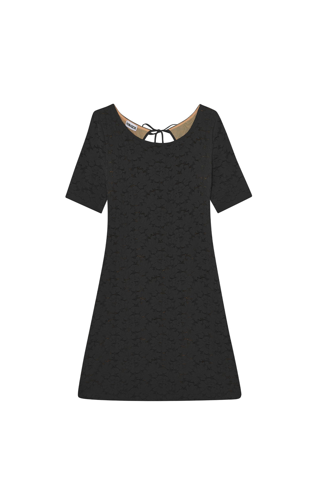 ronda Black open back dress