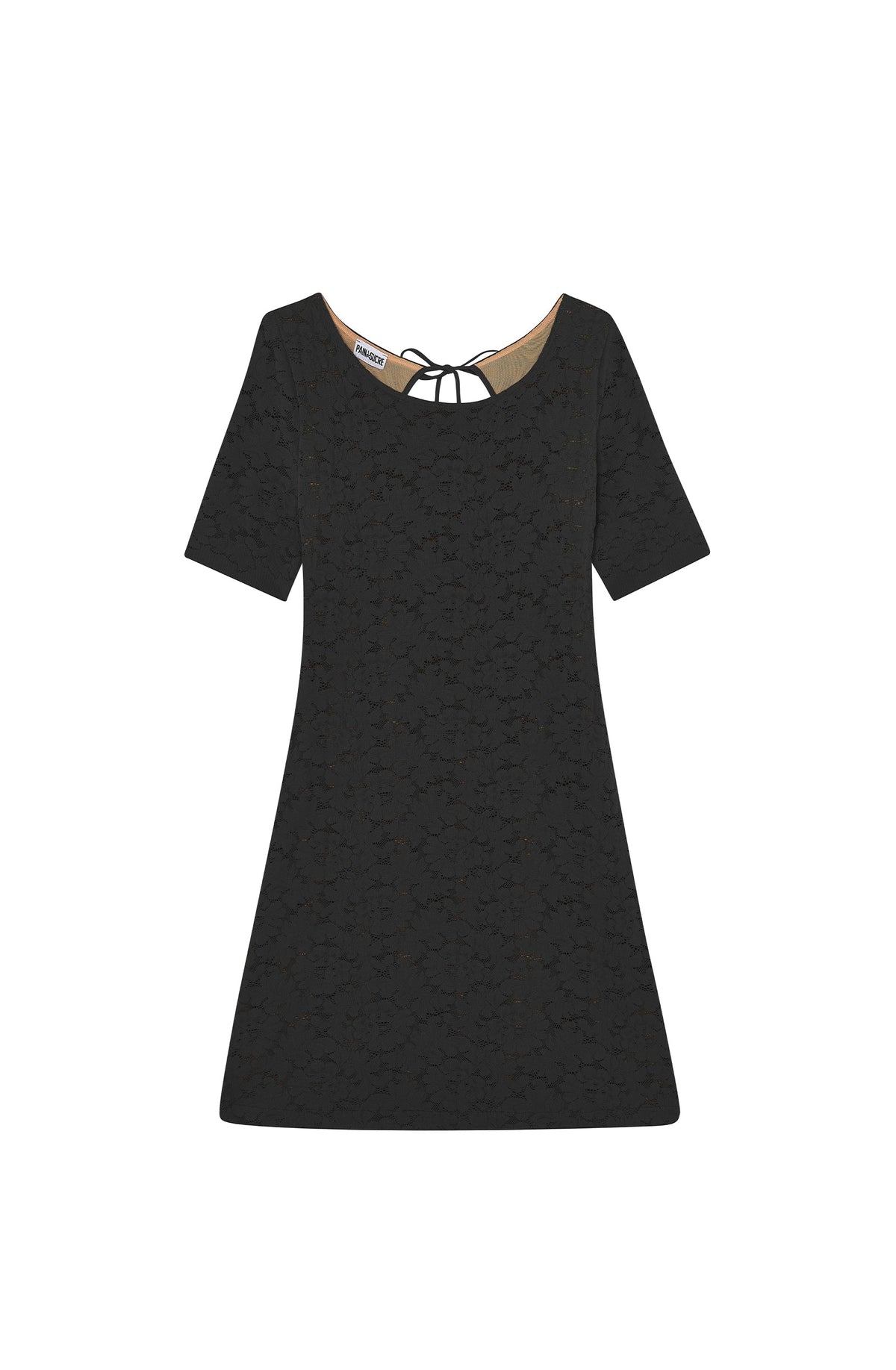 ronda Black open back dress