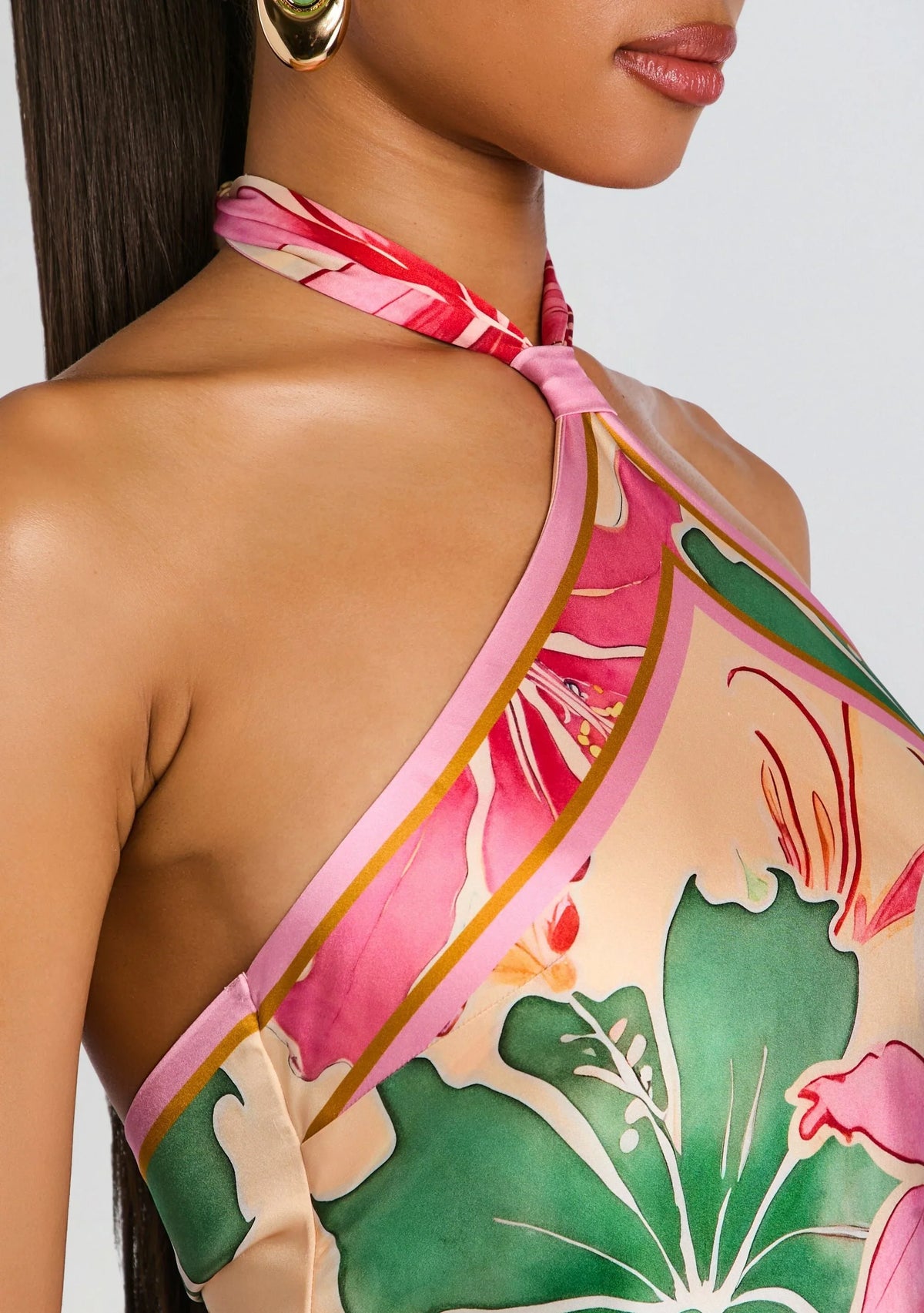 Robe en soie Adélaïde