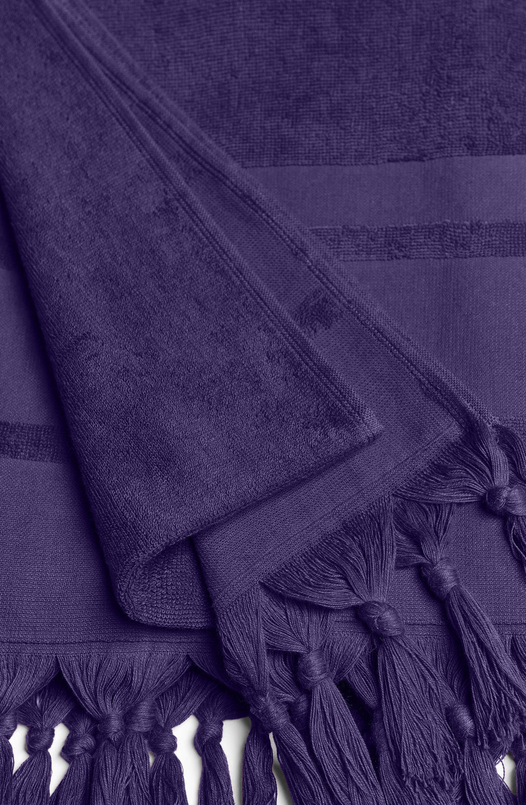 Fouta brodée Zaina Myrtille