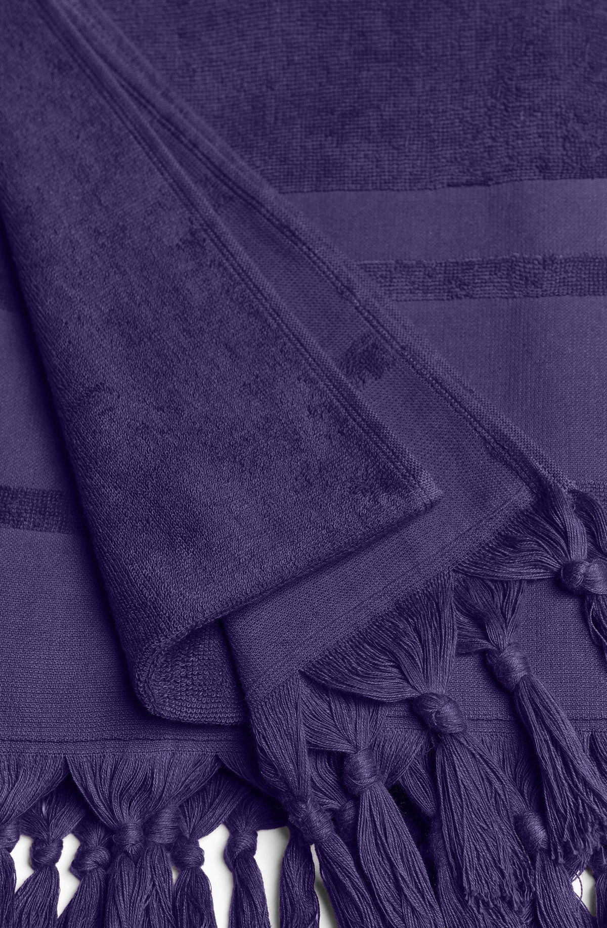 zaina Embroidered jade terry fouta towel