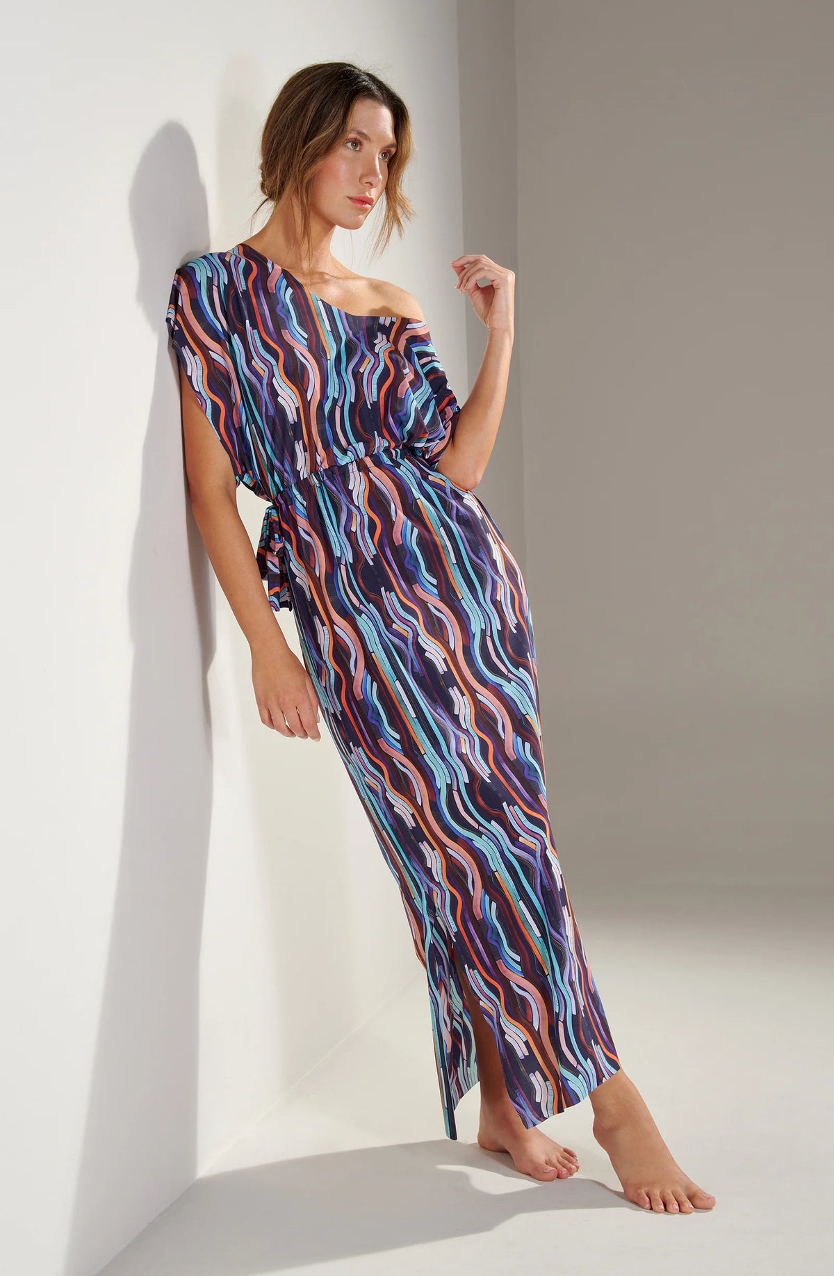 randa Printed tunic NEON