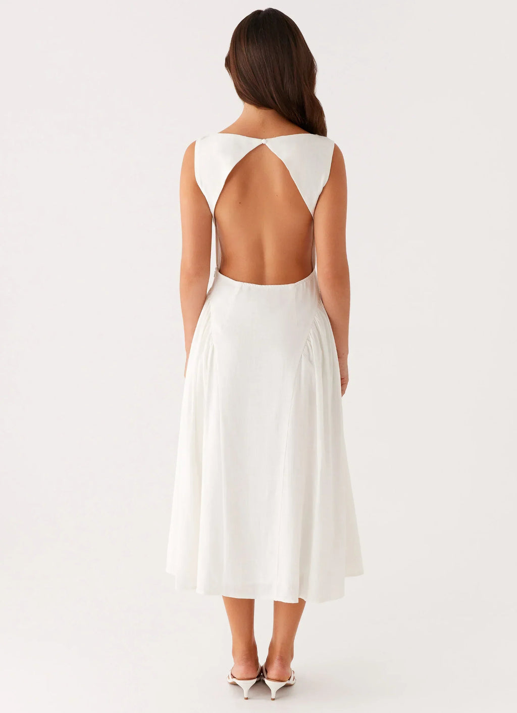 Robe Midi Maylah - Blanc