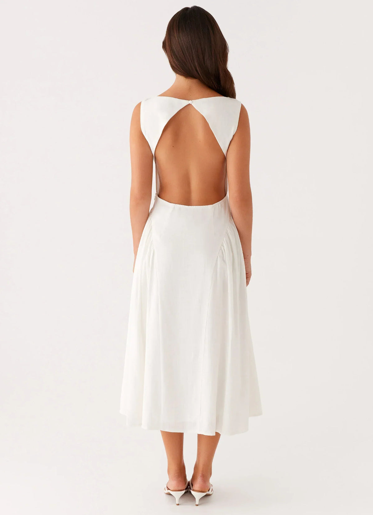 Robe Midi Maylah - Blanc