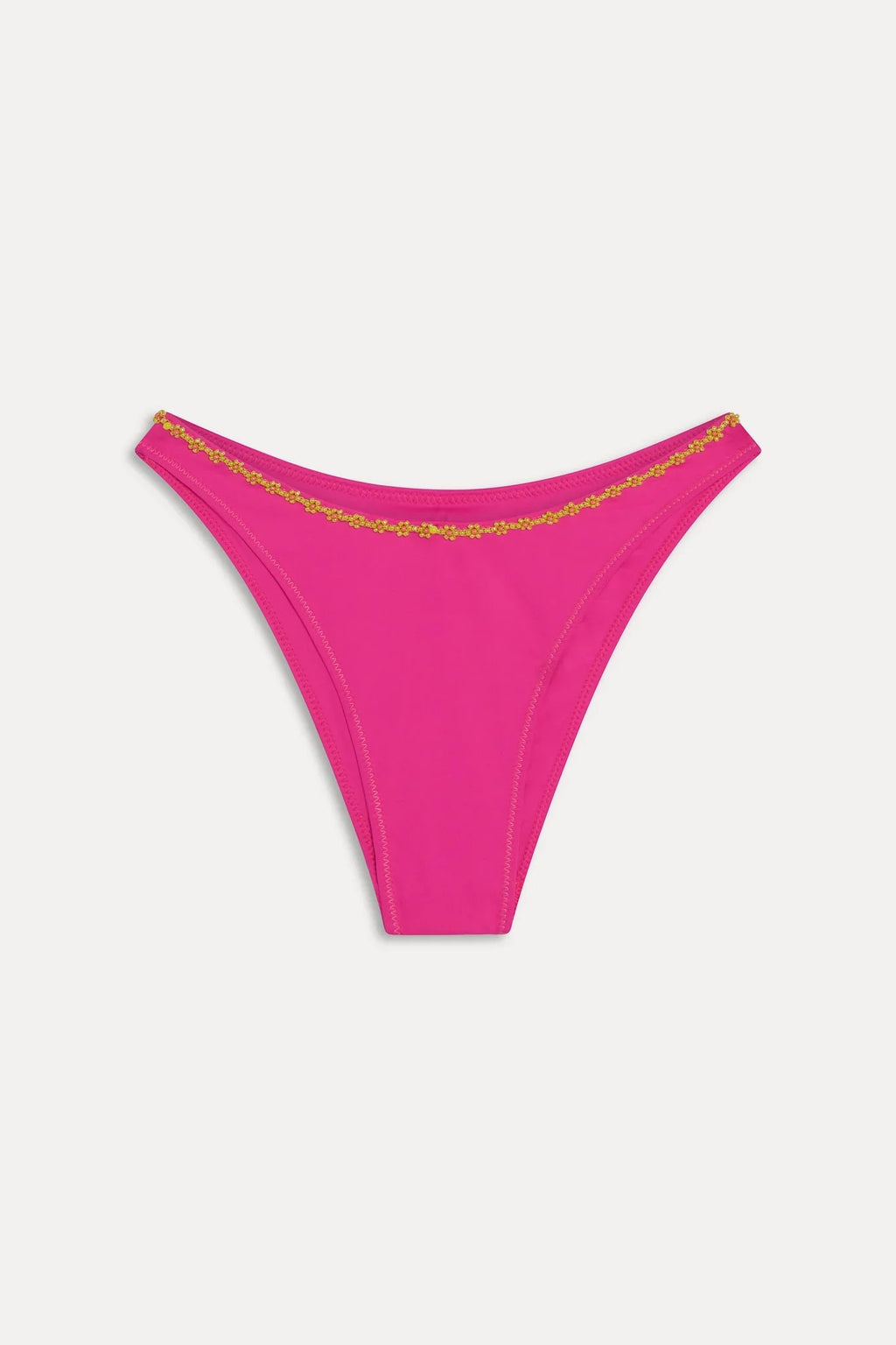 Bas de bikini perlé Dove - Rose étoile de mer