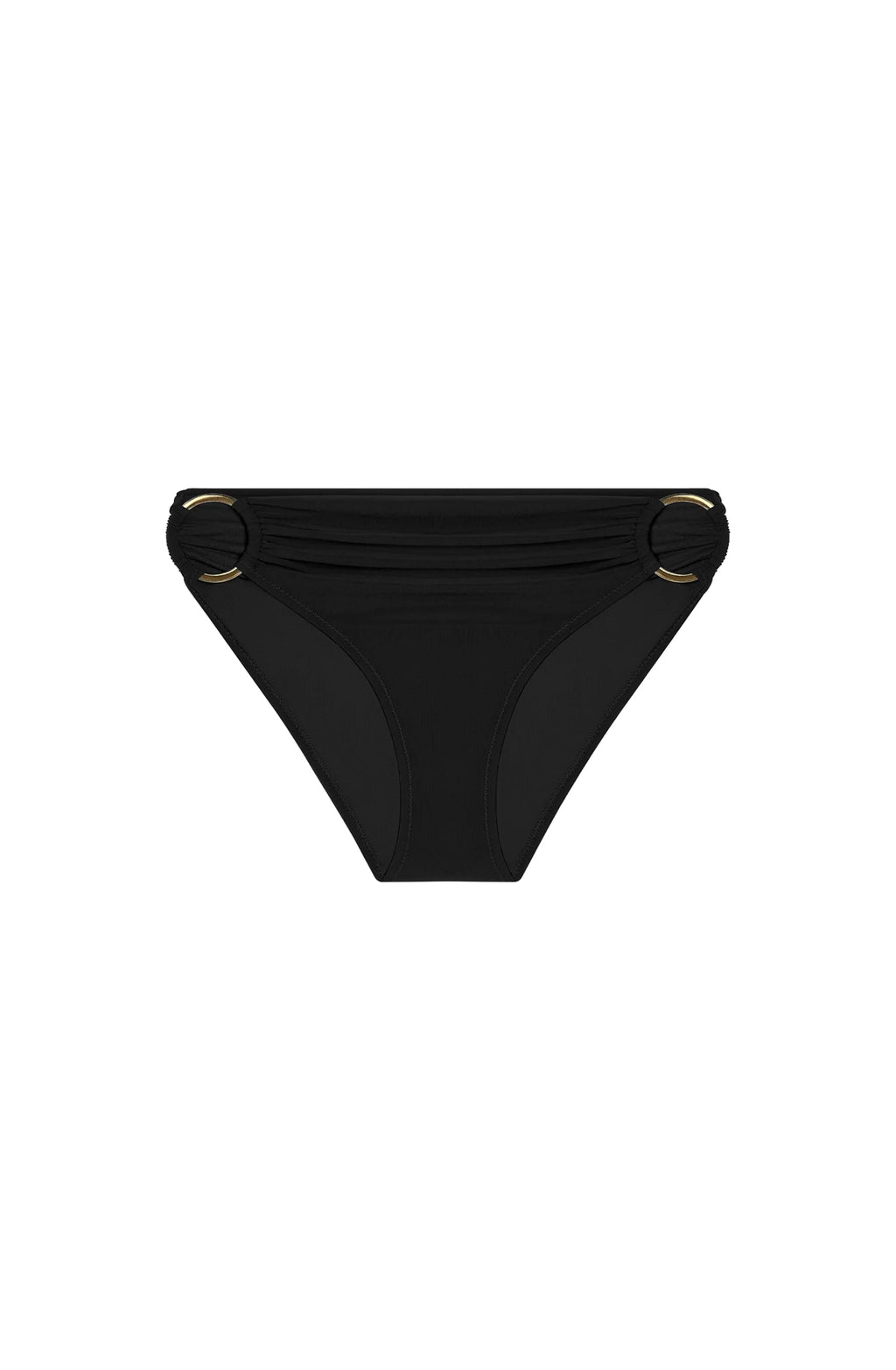 charme Black high-waisted bikini bottom
