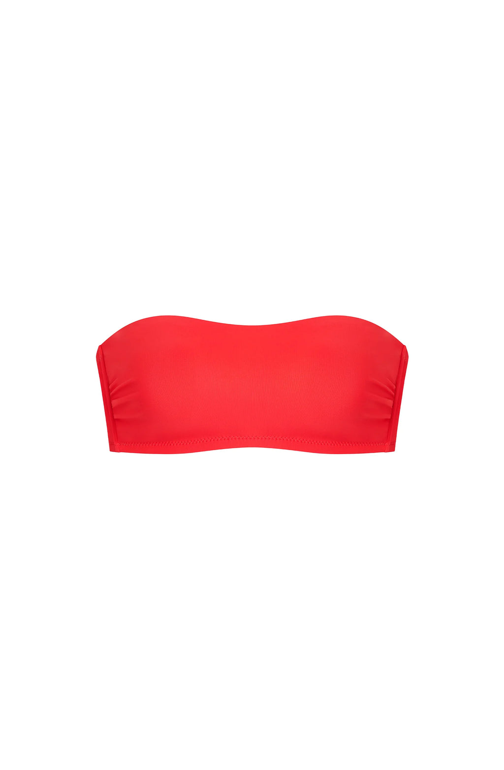 dahia Printed bandeau bikini top