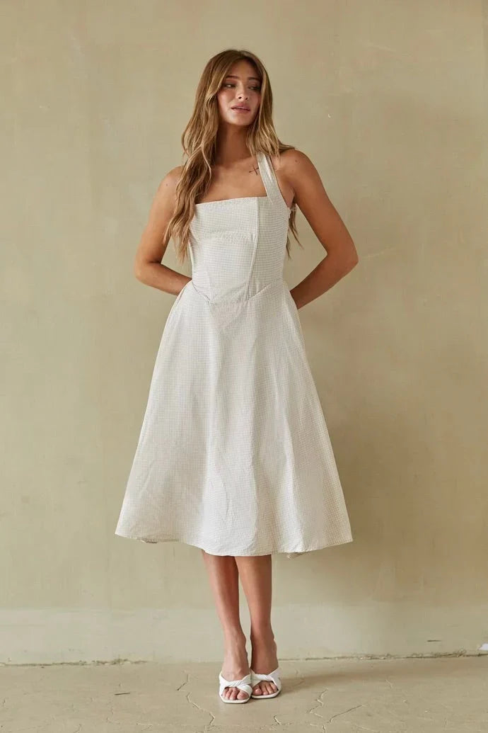 Robe midi Dorothy Gingham