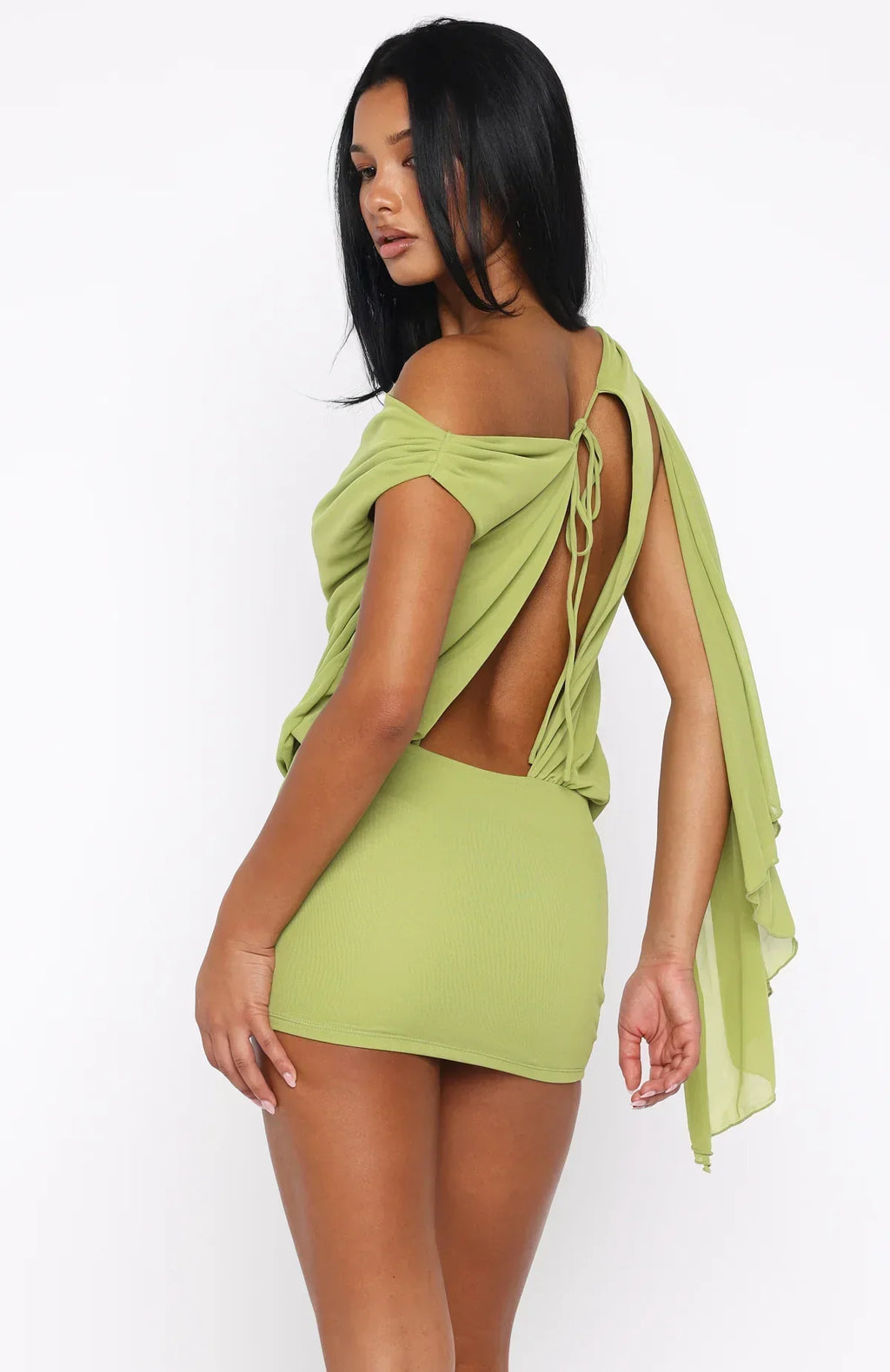 Robe Courte Sicilian Dreams Chartreuse
