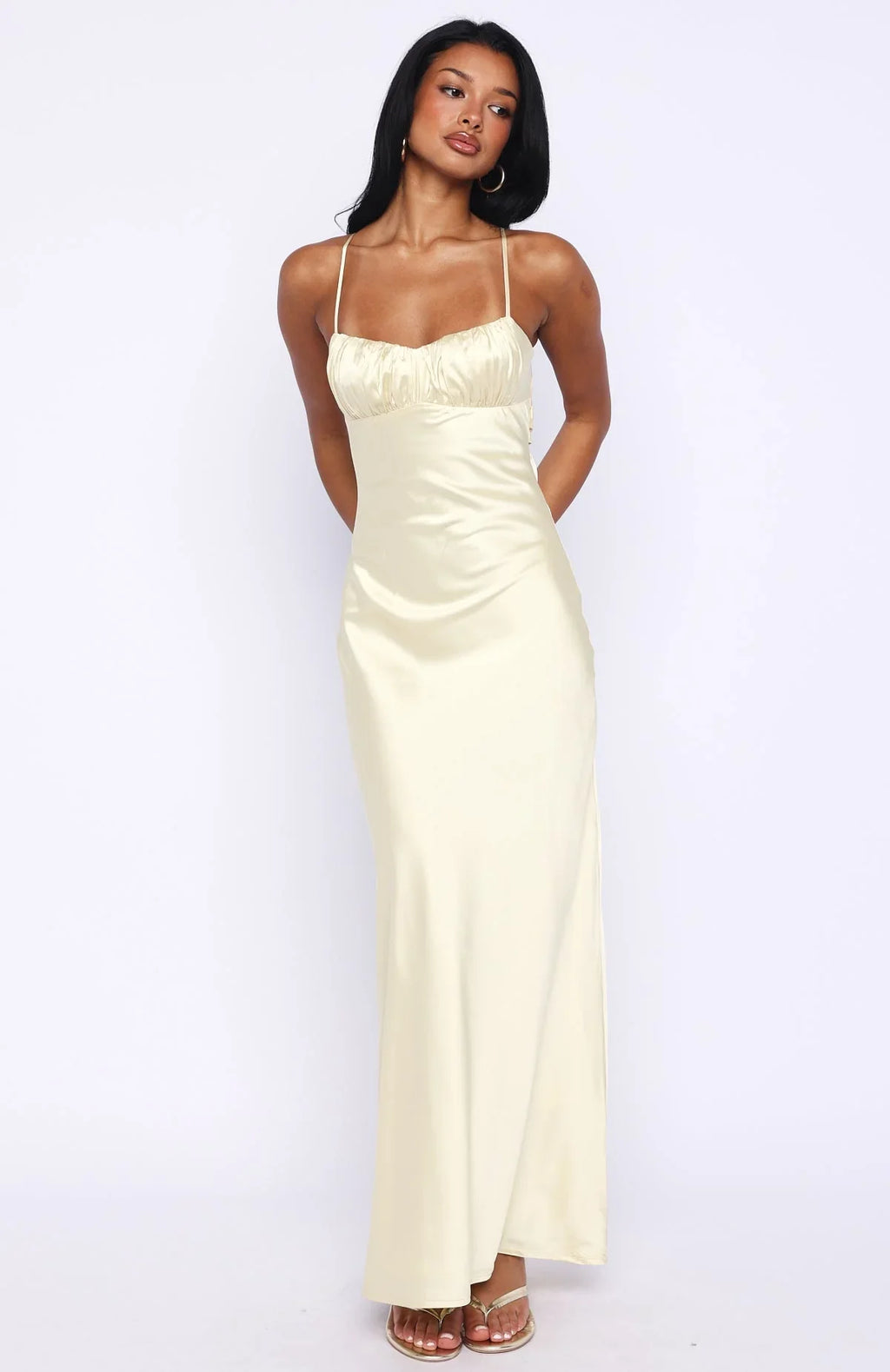 Robe longue Change Locations citron
