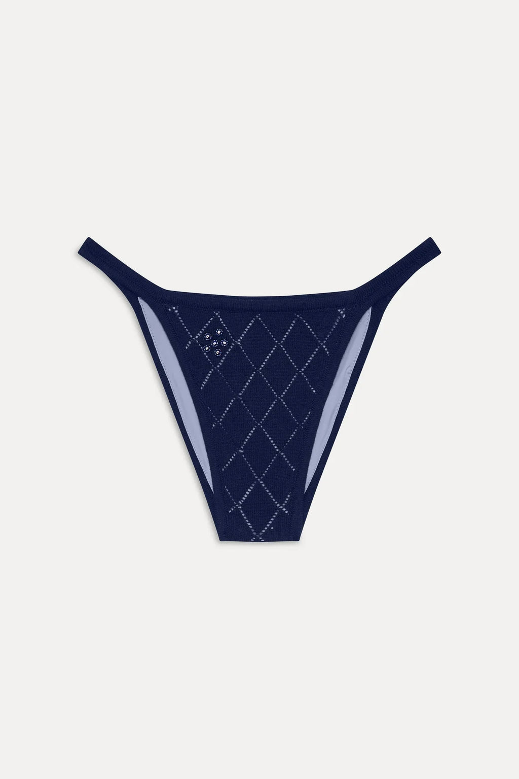 Tide Cheeky Bikini Bottom - Diamond Stitch