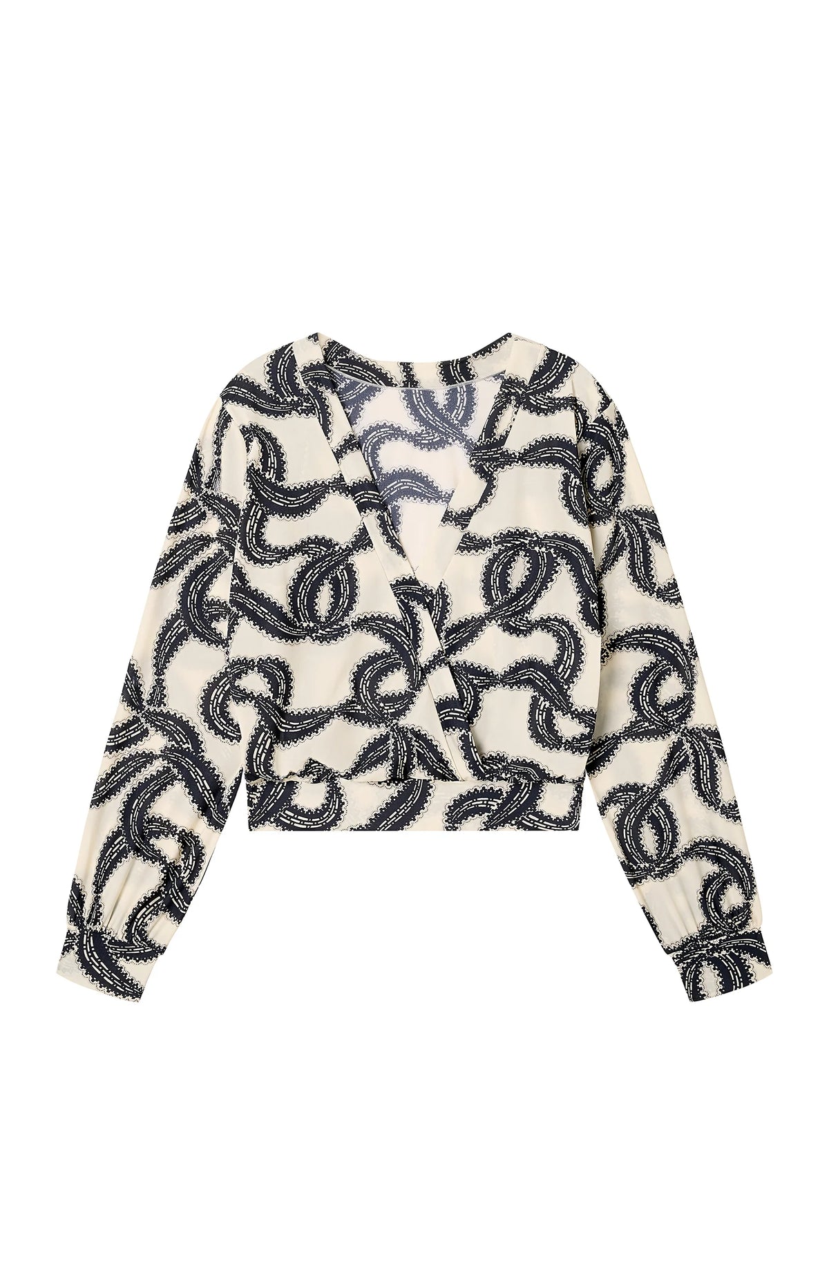 chama Printed long-sleeve top BALLERINA