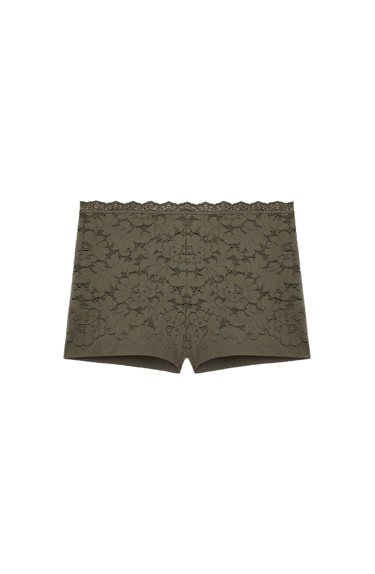 bobby Foam white lace boyshorts