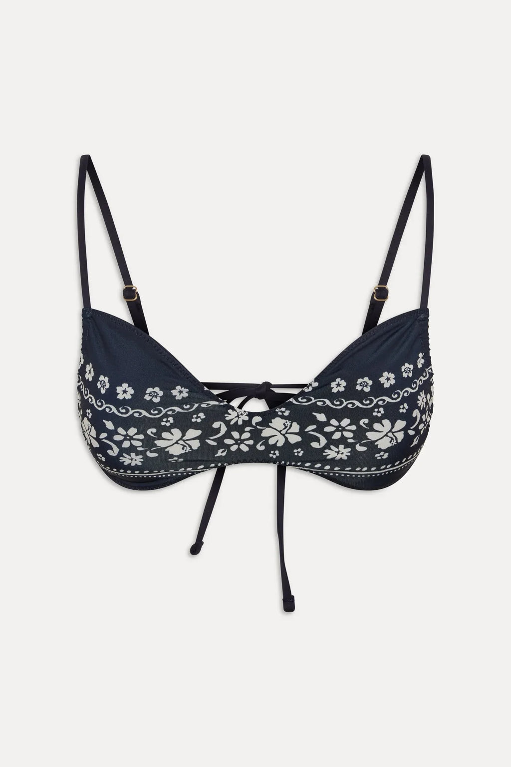 Haut de bikini écourté Magnolia - Bleu Malibu