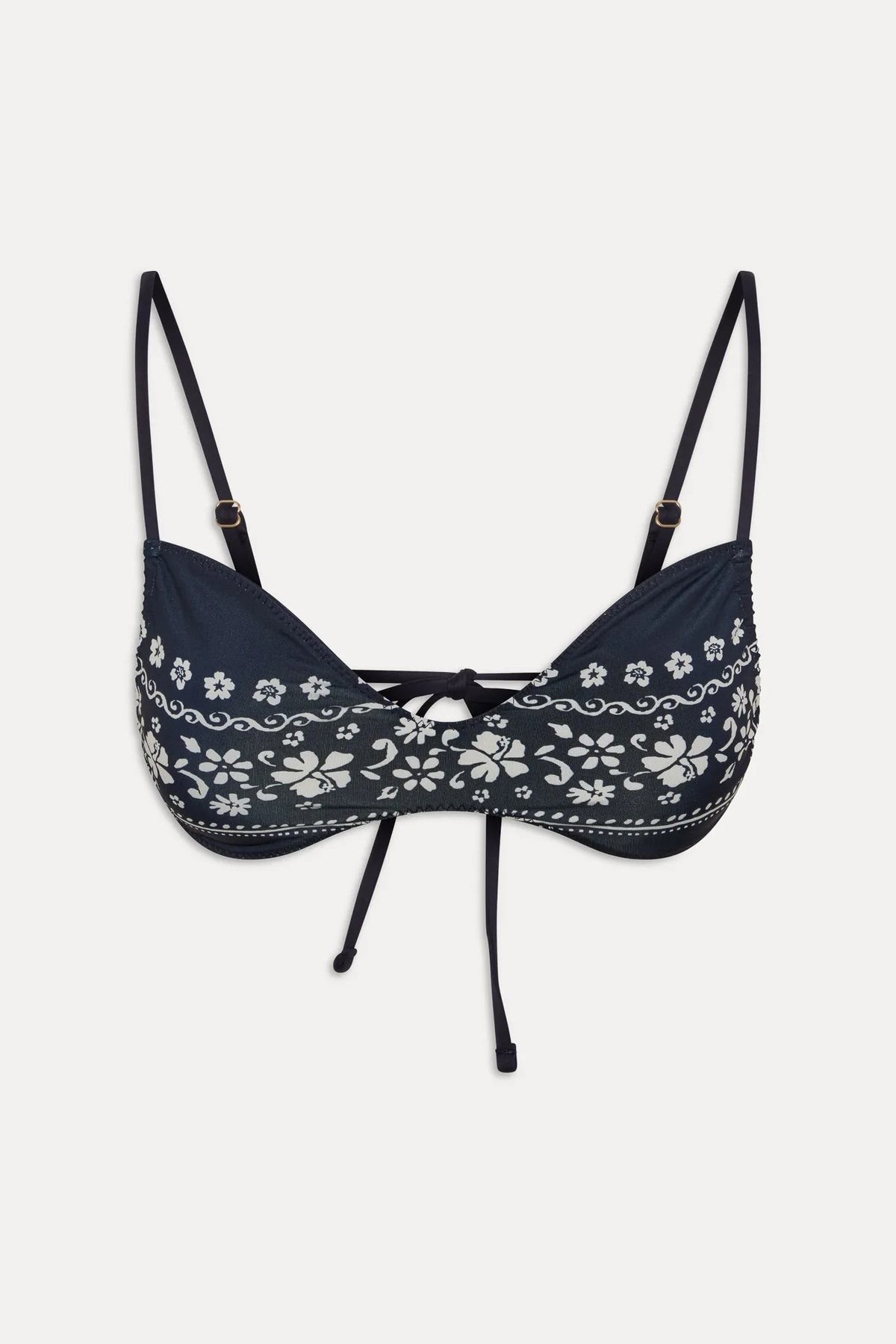 Haut de bikini écourté Magnolia - Bleu Malibu