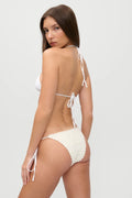 x JENNIE Mackenzie bas de bikini au crochet - Ivoire Crochet