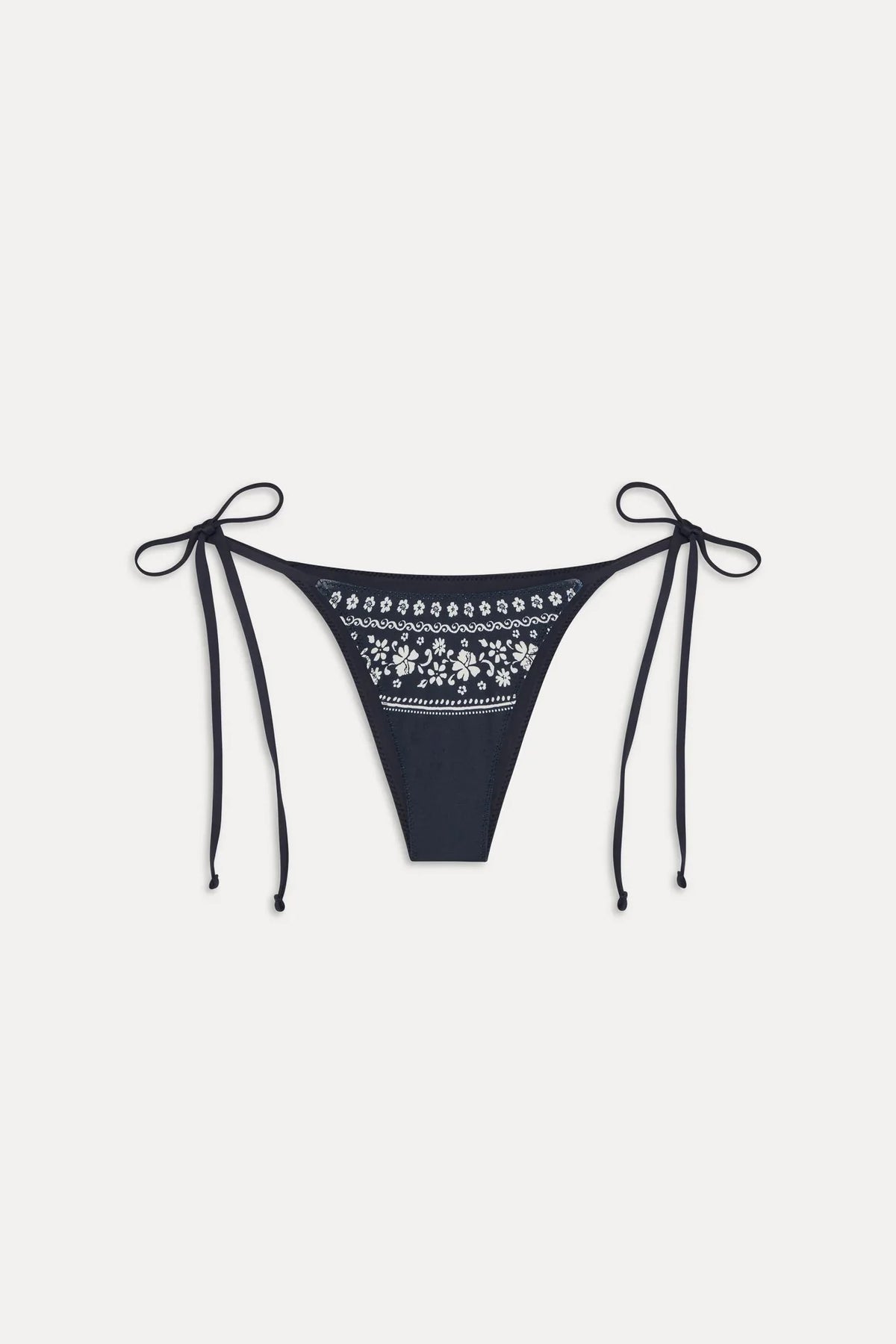 Bas de bikini ficelle Mackenzie Cheeky - Bleu Malibu