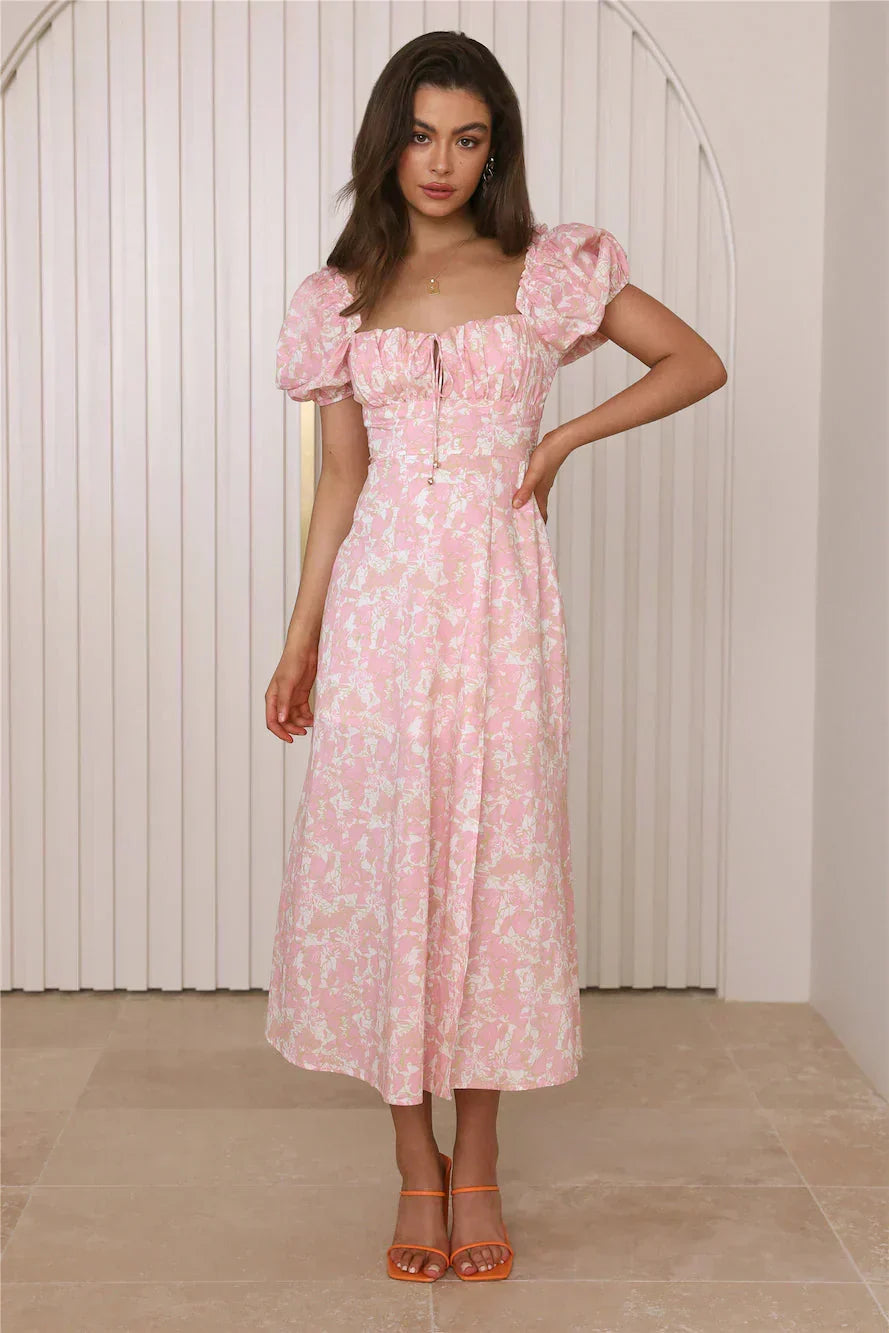 Robe midi Rose Midnight Dancing