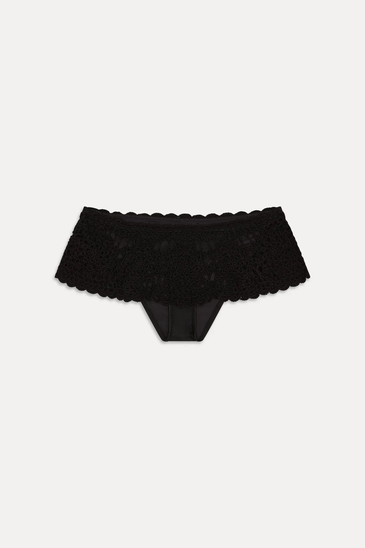 Jupe de bain Shelly Crochet Shine - Noire