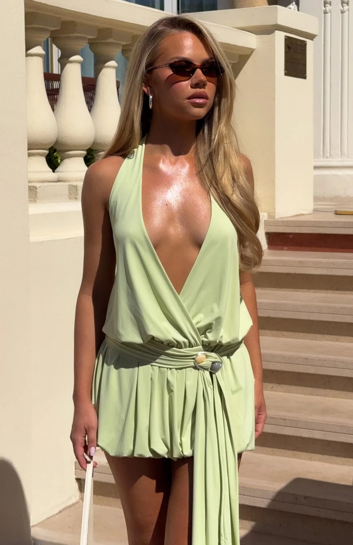 Mini-robe Viva Vibe Pistache