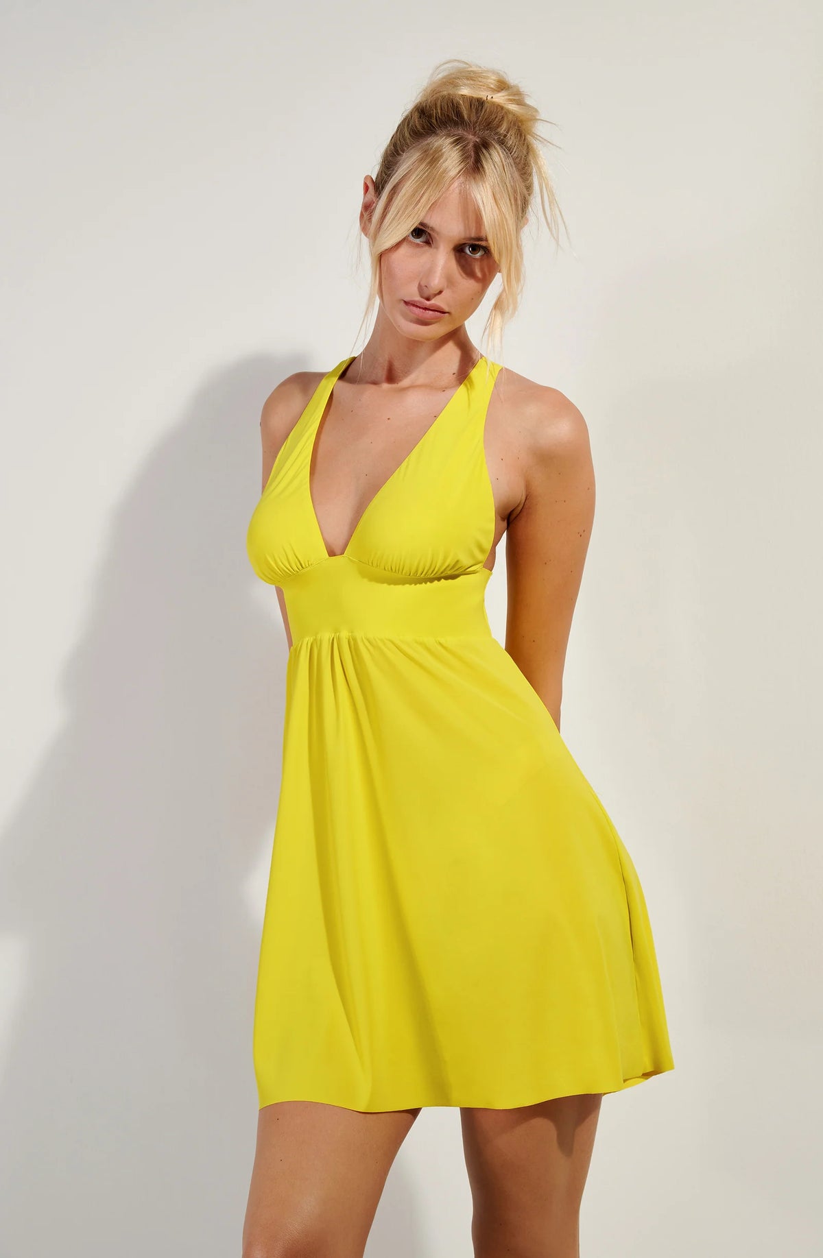marylou Lemon short dress