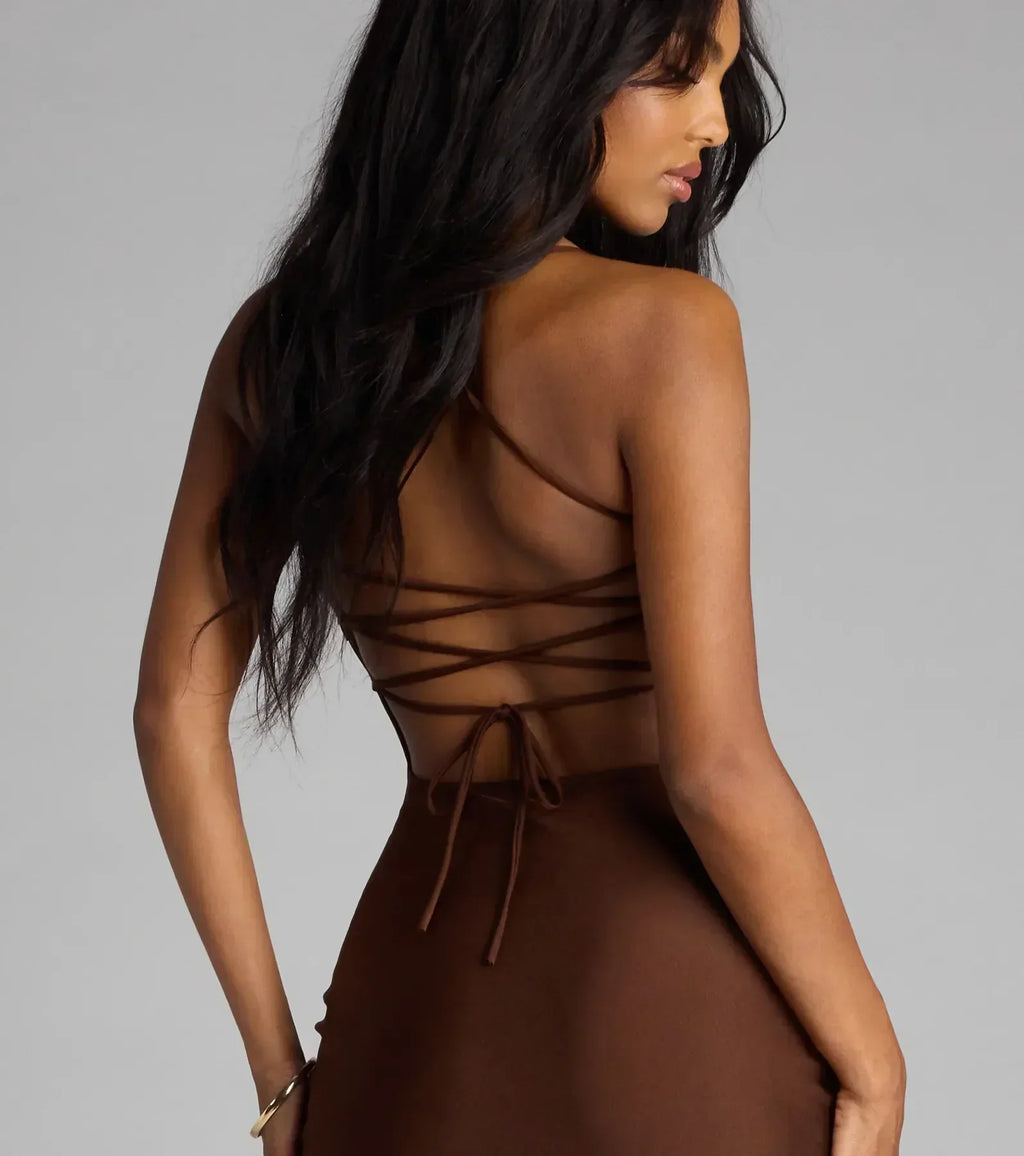 Robe Midi Laçage Histoire d'Amour