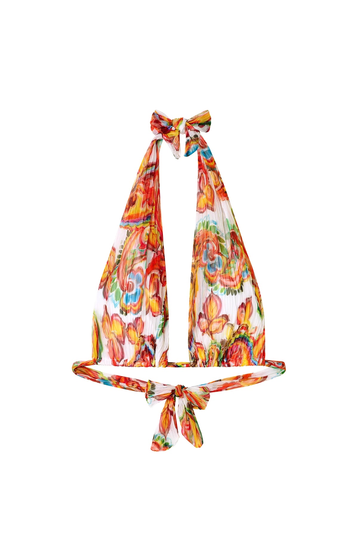 Haut de bikini triangle imprimé nysos PAISLEY
