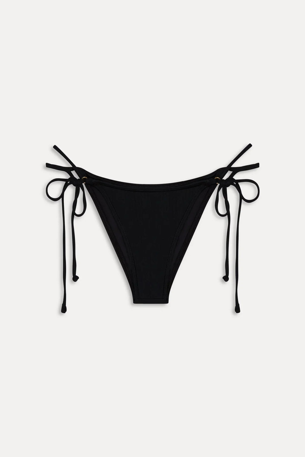 Bas de maillot de bain côtelé Cheeky Mackenzie - Noir