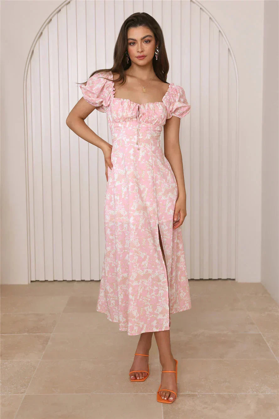 Robe midi Rose Midnight Dancing