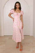 Robe midi Rose Midnight Dancing
