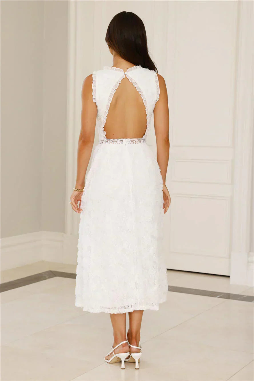 Robe midi en dentelle Ballet Era