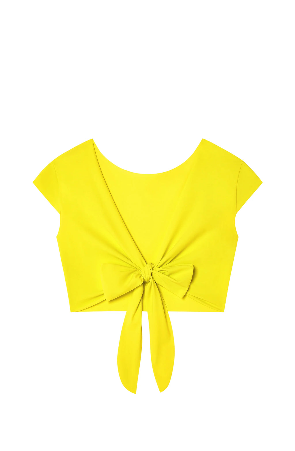 tako Sapphire wrap crop top