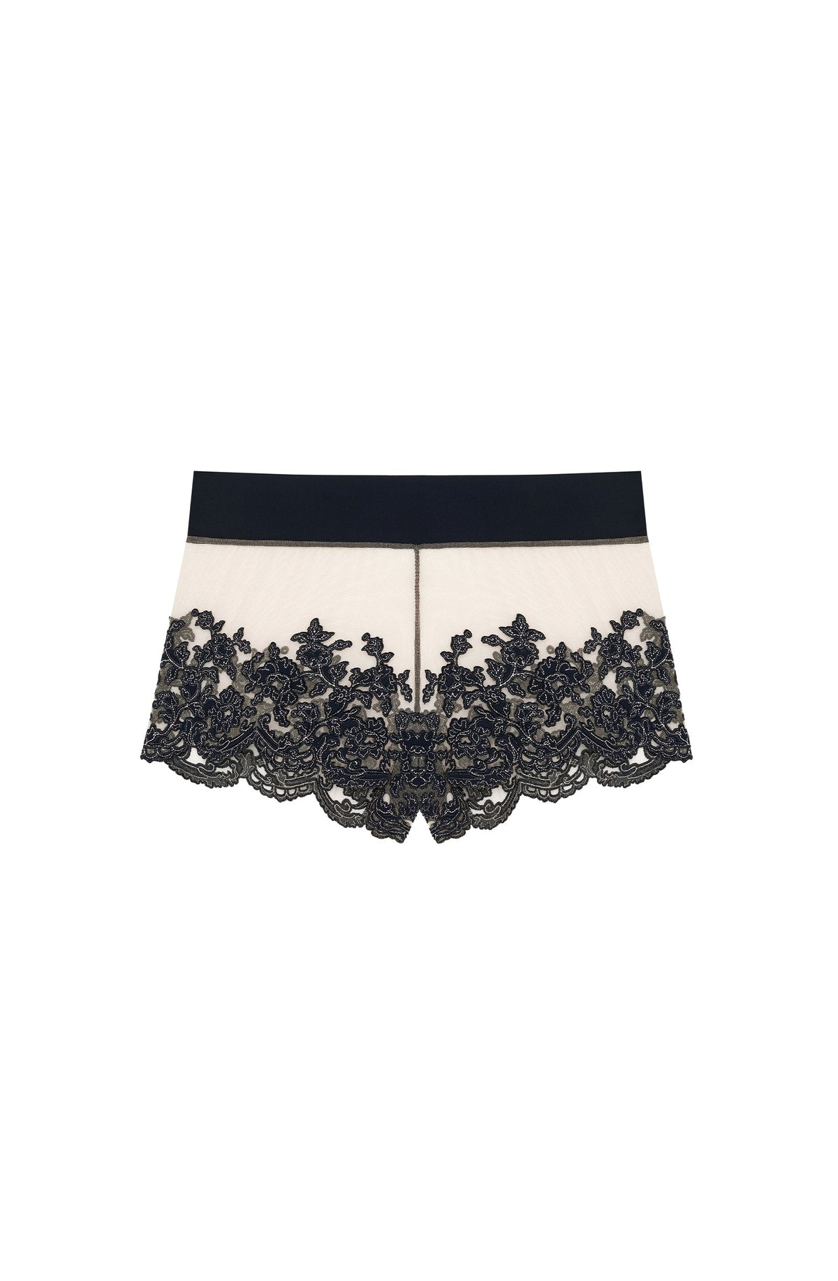 desiree Lichen green embroidered boyshorts