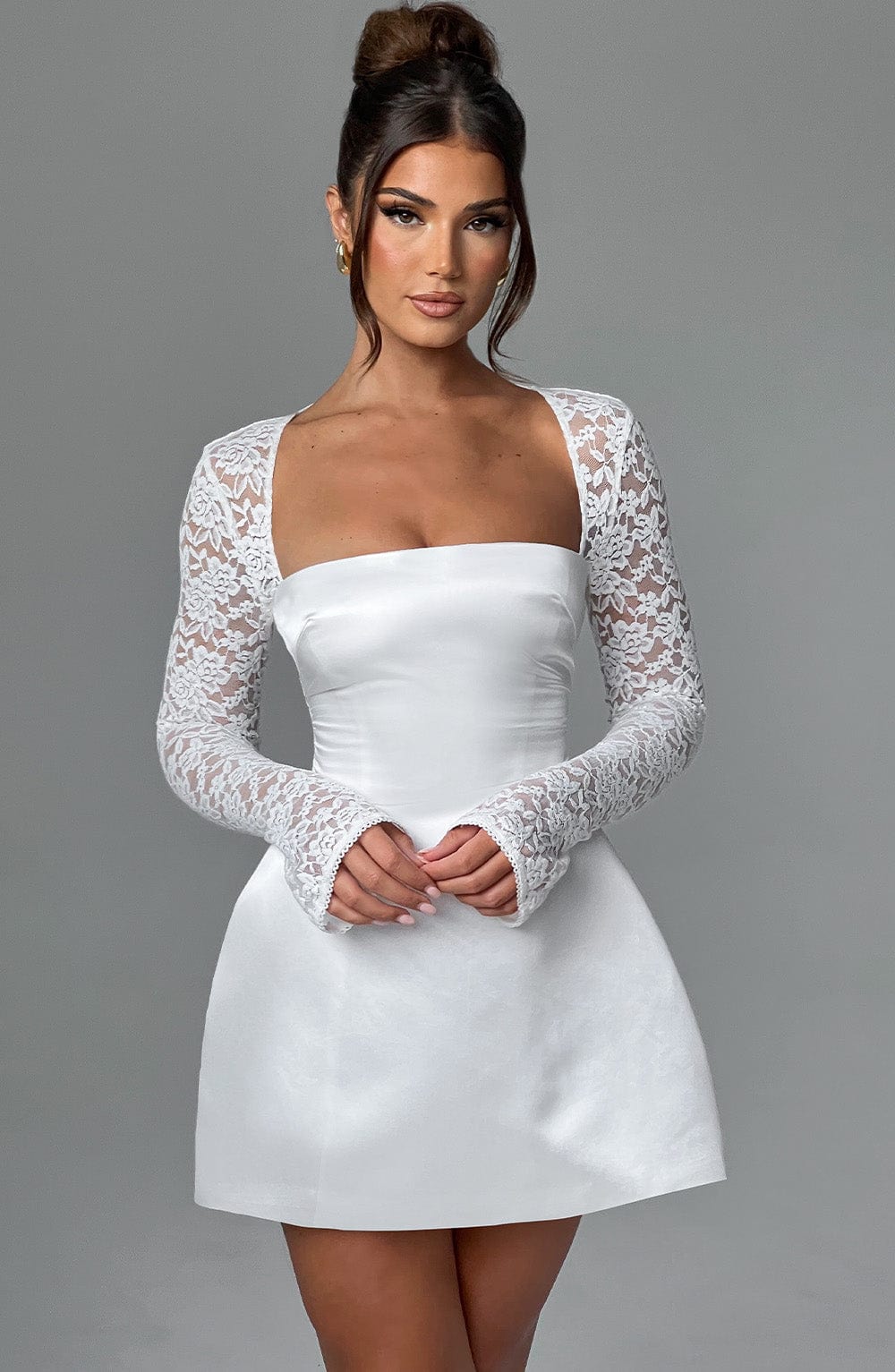 Mini-robe Sadie - Ivoire